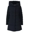 Woolrich Puffy Prescott Padded Coat In Blue