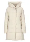 Woolrich Zip-fastening Padded Coat In White
