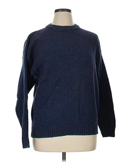 Pre-owned Woolrich Pullover Sweater In Blue