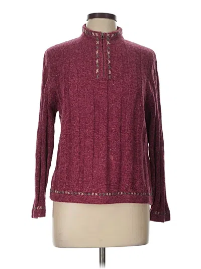 Pre-owned Woolrich Pullover Sweater In Burgundy