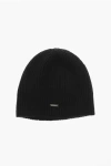 Woolrich Pure Cashmere Beanie In Black