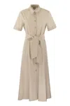 Woolrich Cotton Dress In Sand
