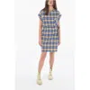 Woolrich Pwomen'sch Breast Pocket Tartan Checked Tunic With Drawstring Women's At