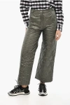 Woolrich Quilted And Padded Ski Pants In Gray