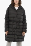 Woolrich Quilted Ellis Down Jacket With Snap Buttons In Black