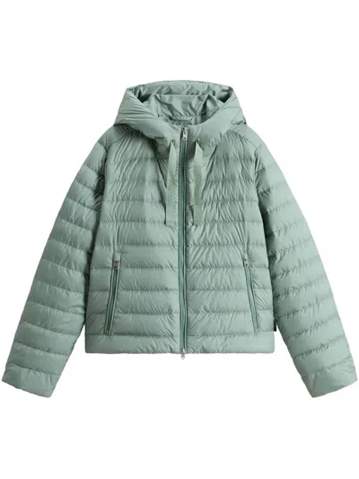 WOOLRICH QUILTED HOODED JACKET