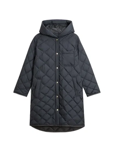 Woolrich Quilted Hooded Parka In Multi