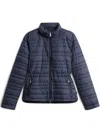Woolrich Quilted Jacket In Blue