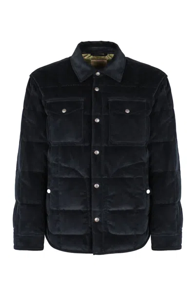 WOOLRICH WOOLRICH QUILTED JACKET WITH SNAPS