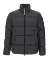 Woolrich Cloud Microfiber Down Jacket In Black