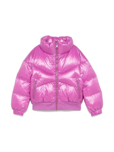 Woolrich Quilted Puffer Jacket In 紫色