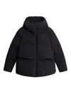 Woolrich Madison Short Down Jacket In Black