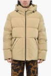 Woolrich Quilted Sierra Supreme Down Jacket With 4 Pockets In Neutral
