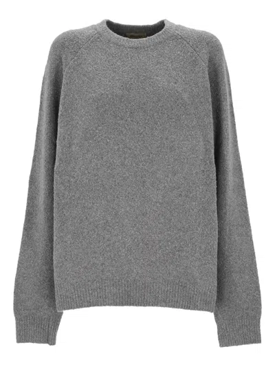 WOOLRICH RAGLAN-SLEEVE WOOL SWEATER