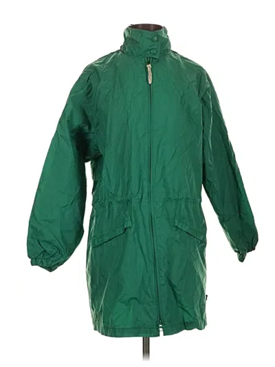 Pre-owned Woolrich Raincoat In Green