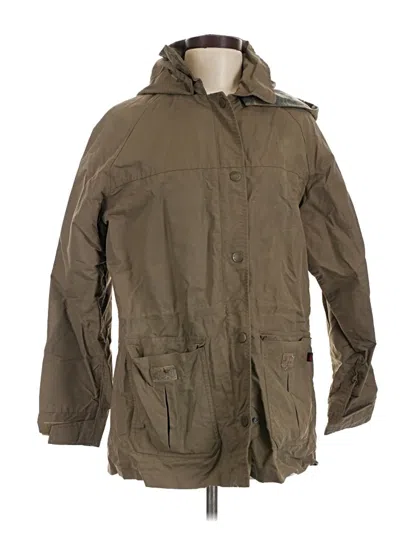 Pre-owned Woolrich Raincoat In Green