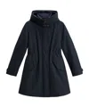 Woolrich Ramar Cloth Three-in-one Parker Coat In Black