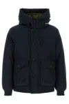 WOOLRICH WOOLRICH RAMAR CLOTH HOODED BOMBER JACKET