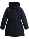 Woolrich Ramar Cloth Three-in-one Parker Coat In Black