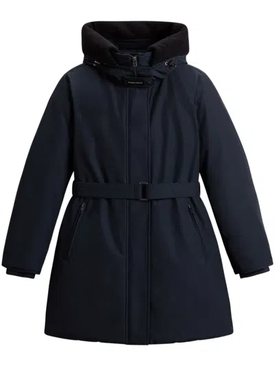 Woolrich Ramar Parka Coat In Blau
