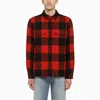 WOOLRICH WOOLRICH RED AND BLACK CHECK SHIRT