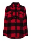 Woolrich Women's Checkered Jacket | Size Xs | Cfwwos0119frut31555321 In Rojo