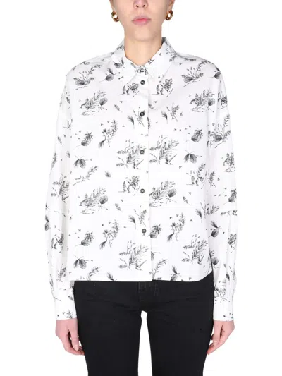 Woolrich Sketch-style Print Shirt In Multicolour