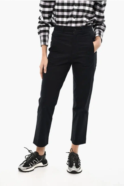 WOOLRICH REGULAR WAIST TWILL CHINO PANTS