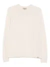 Woolrich Raglan-sleeves Crew-neck Sweater In White