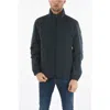 Woolrich Removable Hooded Solid Color Mallard Windbreaker With Maxi P