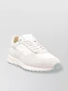 Woolrich Retro Leather Sneaker With Vibram Sole In White