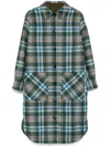 Woolrich Long Coat In Green
