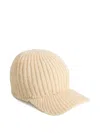 Woolrich Ribbed Baseball Cap In Neutral