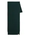 Woolrich Ribbed Beanie-scarf Set In Green