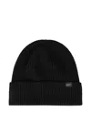 Woolrich Ribbed Hat In Black