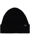 WOOLRICH RIBBED-KNIT BEANIE