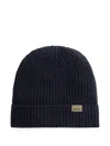 Woolrich Gerippte Beanie In Blau
