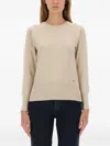 Woolrich Ribbed Sweater In Metallic