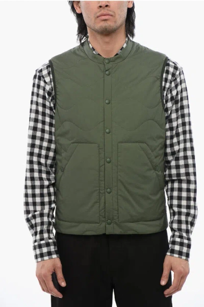 Woolrich Ripstop Quilted Down Jacket In Green
