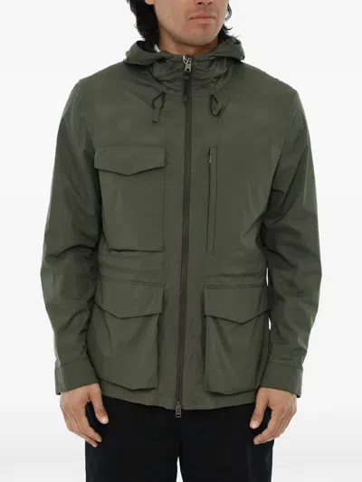 Woolrich Ripstop Utility Jacket In Green
