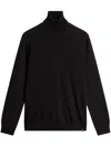 Woolrich Roll-neck Knitted Jumper In Black