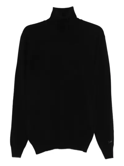 Woolrich Roll-neck Sweater In Black