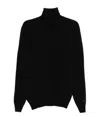 Woolrich Roll-neck Sweater In Black
