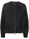 Woolrich Lightweight City Bomber Jacket With Drawstring In Schwarz