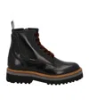 Woolrich Chunky Sole Round Toe Pull Tab Boots In Multi