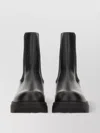 Woolrich Round Toe Leather Ankle Boots With Zipper