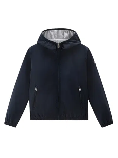 Woolrich Kids' Ryker Hooded Jacket In Blue
