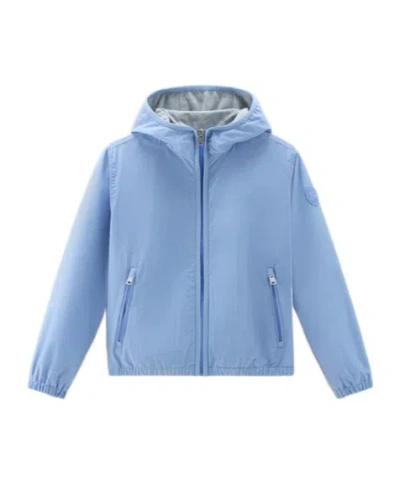Woolrich Ryker Hooded Jacket In Blue