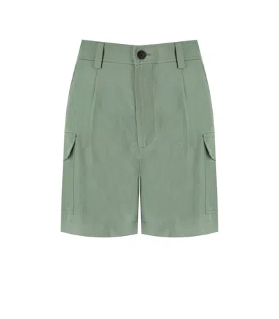 WOOLRICH WOOLRICH SAGE GREEN BERMUDA SHORTS