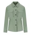 Woolrich Sage Green Overshirt In Green